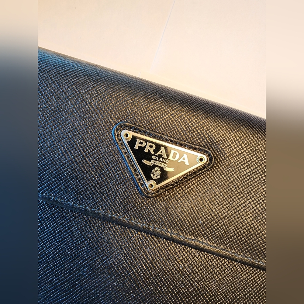 PRADA Tessuto Leather Wallet - Picture 2 of 15